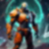 Abstract futuristic visual representation