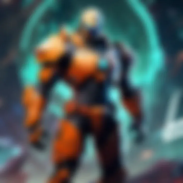 Abstract futuristic visual representation