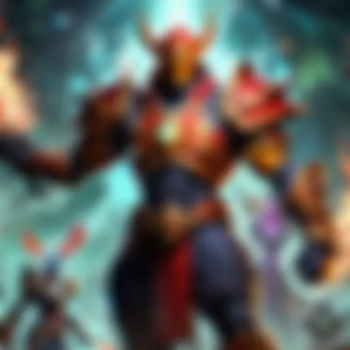 Abstract Strategy in a Digital World Abstract strategy concept artwork in a digital world