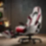 Luxurious Gaming Chair with Massage Feature
