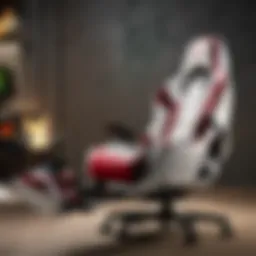 Luxurious Gaming Chair with Massage Feature