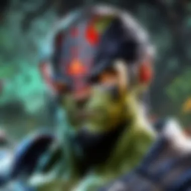 A gamer immersed in a high-definition gameplay environment