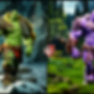 Graphical comparison of frame rates in Dota before and after optimizations