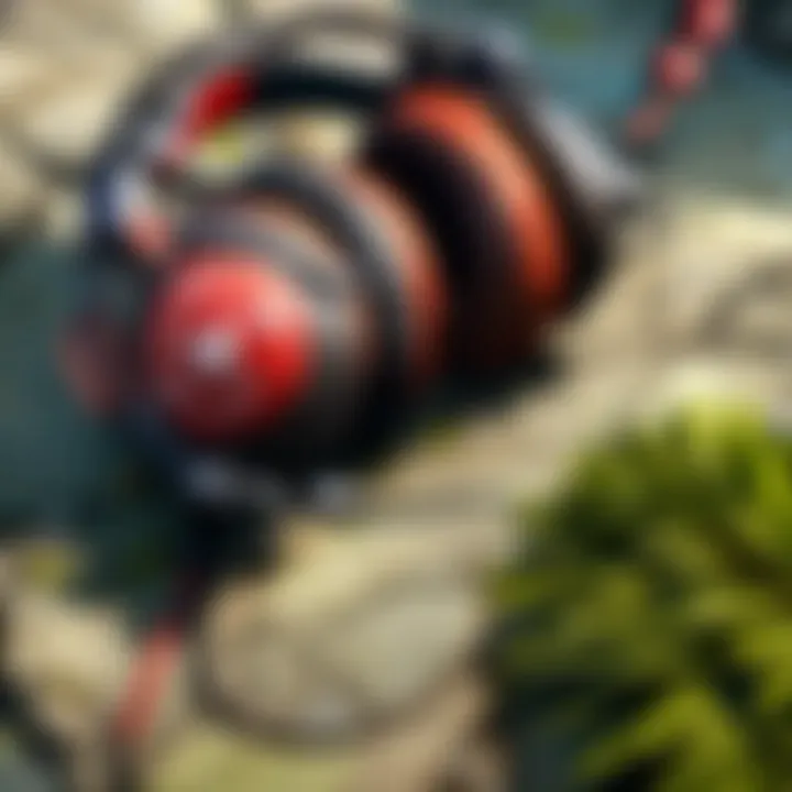 An optimal streaming environment with audio equipment.