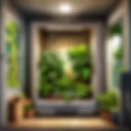 Overview of the Agardenpatch Grow Box in a home setting