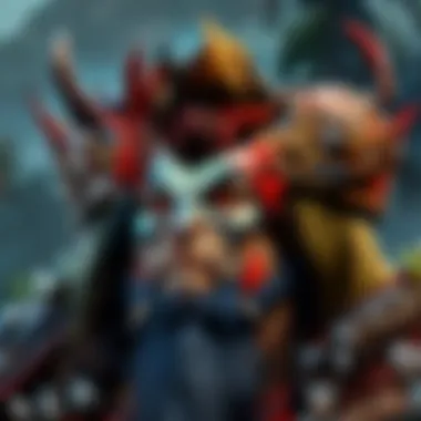 Dota player focusing on aim training