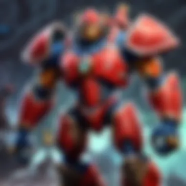 Artistic representation showcasing the fusion of technology and art in gaming