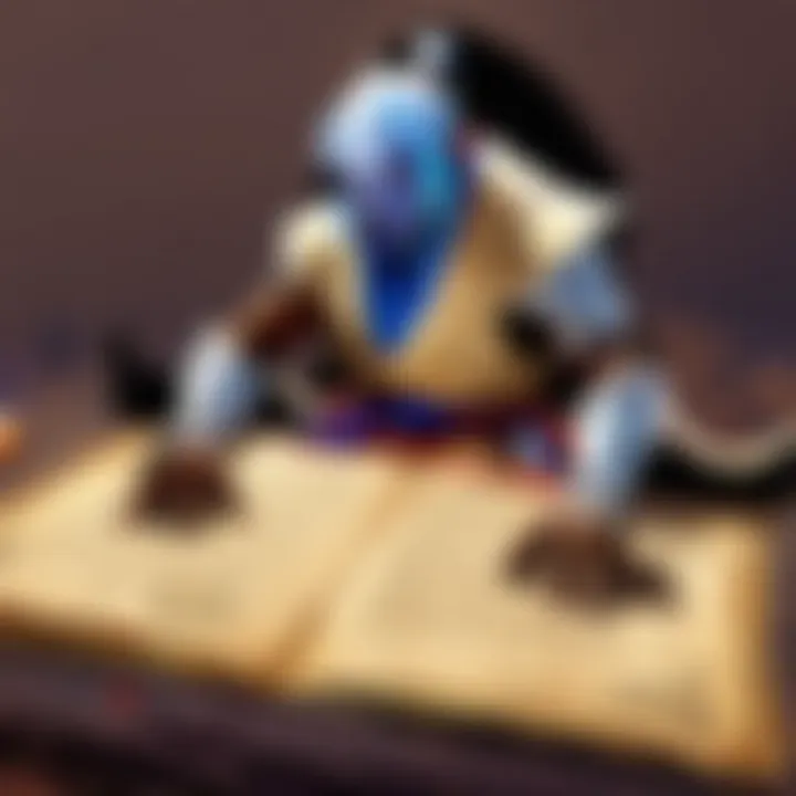 Ancient Parchment with Wish Inscriptions