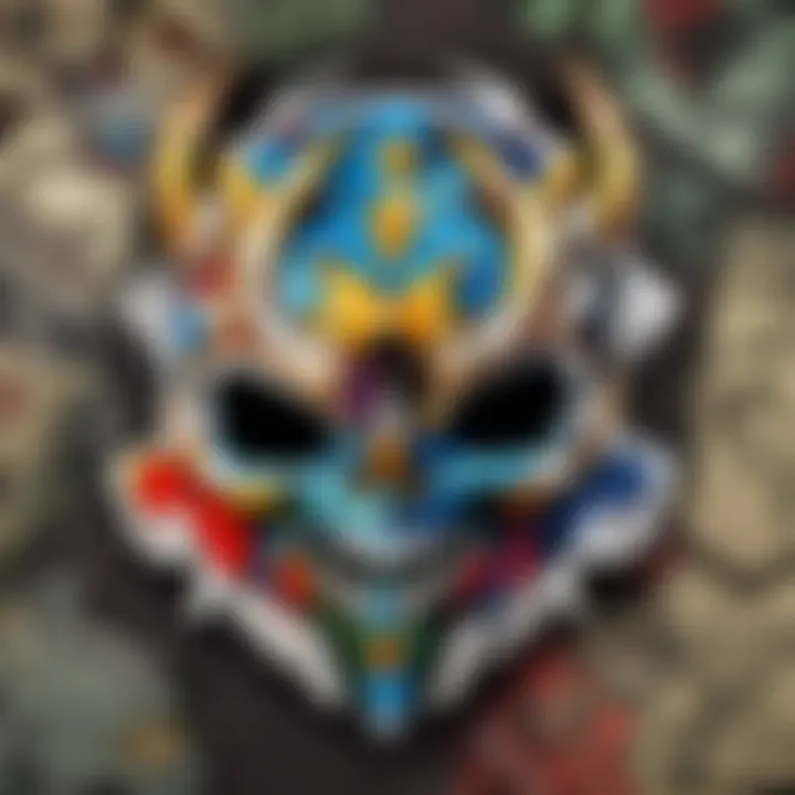 Artistic Composition of LOL Iron-On Patches on Denim Jacket