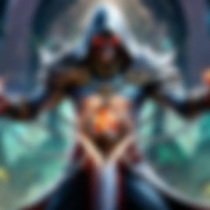 Artistic Interpretation of Chain Veil