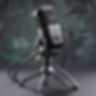 Compact microphone suitable for streaming