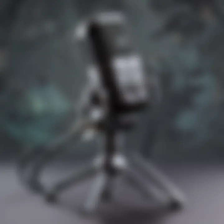 Compact microphone suitable for streaming