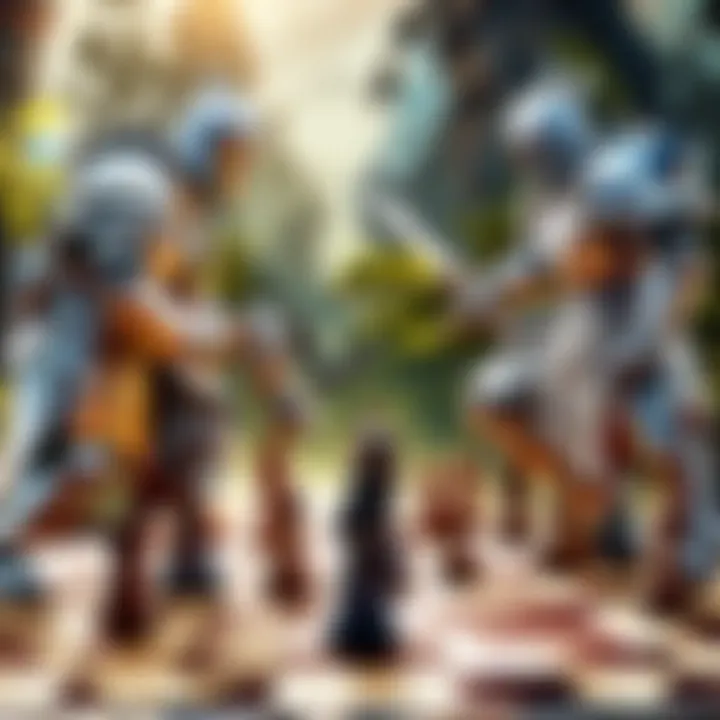 Knight maneuver in chess