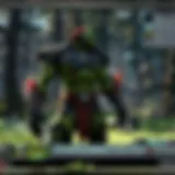 Dynamic Video Editing Interface Dynamic video editing interface showcasing gaming footage