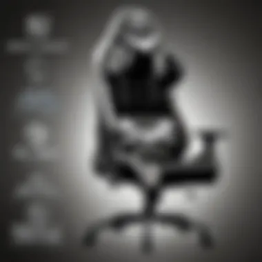 Birdrock Gaming Chair with adjustable features highlighted