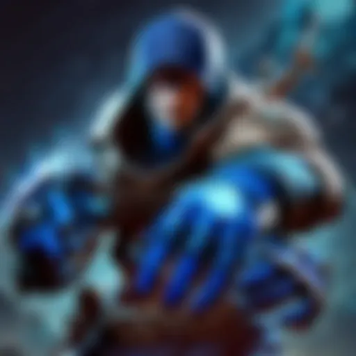 Enhancing Dota Gameplay with Blue Grip Boost Gloves - Precision