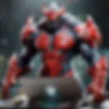 High-performance gaming PC setup showcasing cutting-edge components.