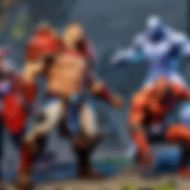 Group of gamers collaborating on a project