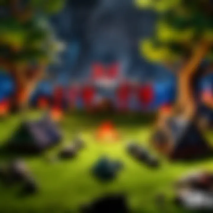 A visual representation of the challenges posed by goblin camps during a match.