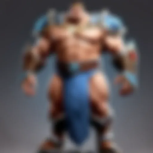 Elegant Big and Tall Fashion Model