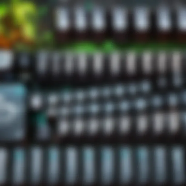 Comparison between membrane and mechanical keyboard switches