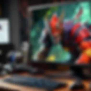 Understanding Monitor Performance Metrics Close-up of a monitor showcasing performance metrics