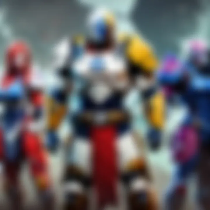 Illustration showcasing effective leadership skills in managing a Destiny 2 clan