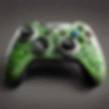 Comfort features in Xbox controller with rubber grip