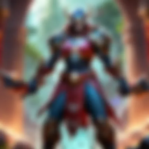 A captivating view of the new Magic Arena battlefield