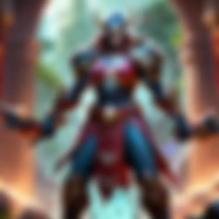 A captivating view of the new Magic Arena battlefield