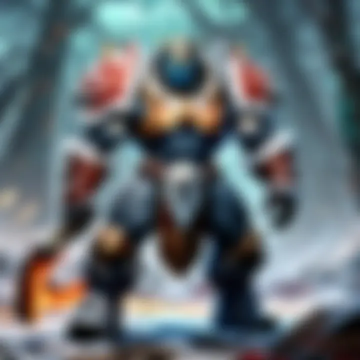 Diverse Battlefield Setup An intricate battlefield setup featuring a diverse array of Magic: The Gathering cards.