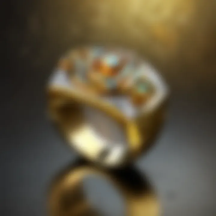 Craftsmanship of an 18 Karat Gold Puzzle Ring