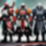 Strategic Planning for Clan Creation Illustration showcasing a group of Destiny 2 players strategizing in a virtual setting