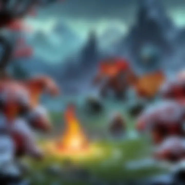 Visual representation of various game genres displayed in an interactive format.