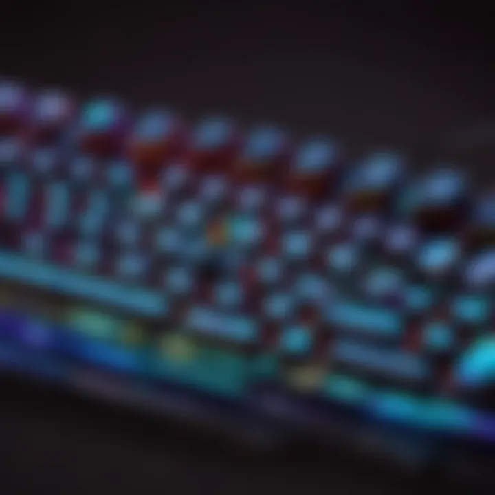 Customizable RGB Lighting on Membrane Keyboard