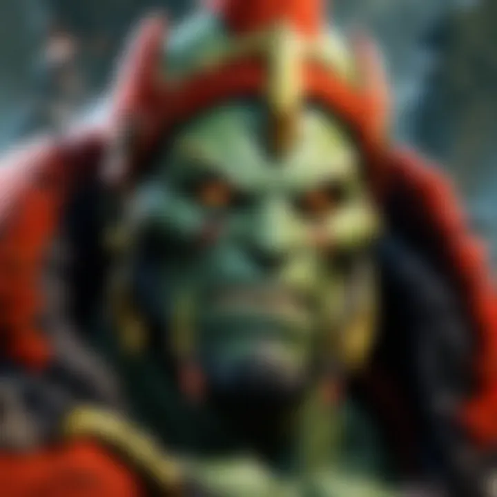 Cutting-edge player immersion in Dota illustration