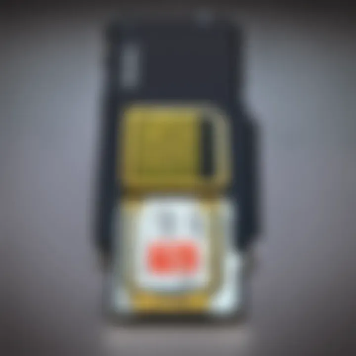 Device with SIM card slot