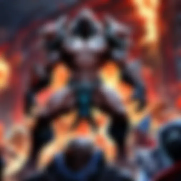 Digital Esports Arena with Spectators in Awe