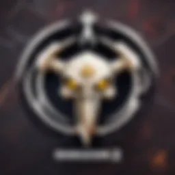 Illustration of gamers with Discord logotipo in a virtual world