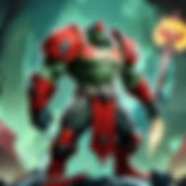 A diverse selection of Dota heroes showcasing their unique abilities