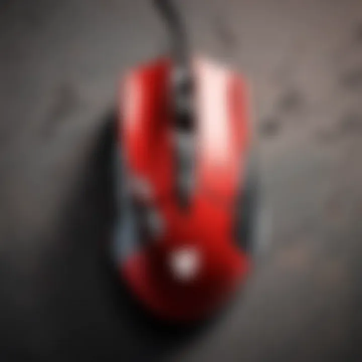 High-precision gaming mouse with programmable buttons