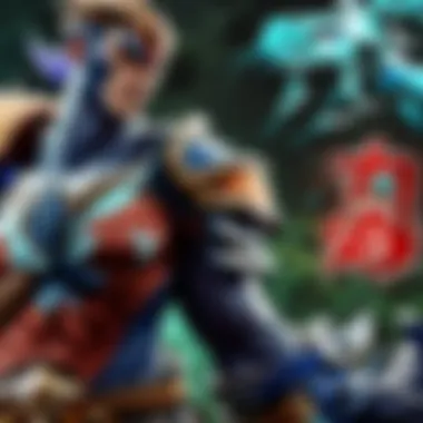 Dota hero selection screen showcasing a variety of heroes