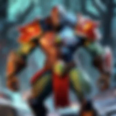 Diverse character selection illustrating hero abilities