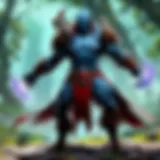 Strategic hero selection in DotaRush