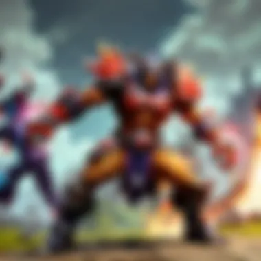 Diagram depicting team synergy and its impact on DPS output