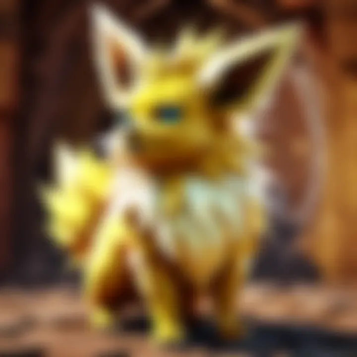 Eevee Evolving into Jolteon