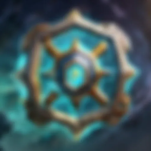 An illustration depicting the mechanics of the Eld Rune in Dota gameplay.