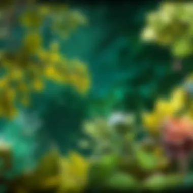 Elegant botanical overlay theme