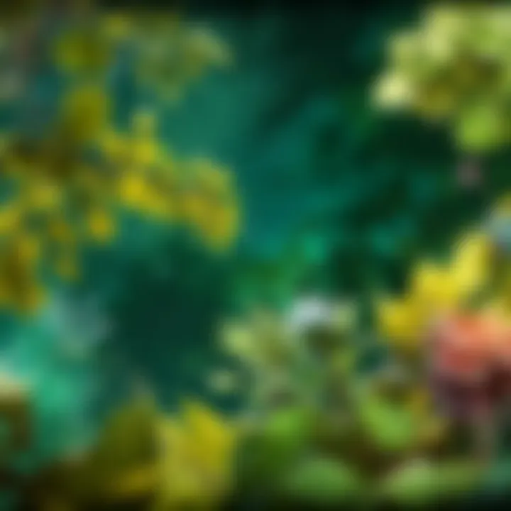 Elegant botanical overlay theme