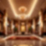 Elegant interior design of Hotel Sawa's grand lobby